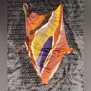 Free People FP Beach Free-est The Pamela Printed One-Piece Swimuit